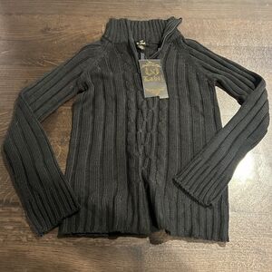 Black Label Girls Black Sweater